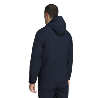adidas Real Madrid Tiro Travel Training Jacket 2026-2027 Dark Blue White