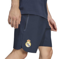 adidas Real Madrid Tiro Travel Trainingsbroekje 2026-2027 Donkerblauw Wit