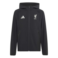 adidas Liverpool Tiro Travel Training Jacket 2026-2027 Kids Black White