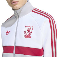 adidas Liverpool Originals Full-Zip Tracksuit White Grey Red