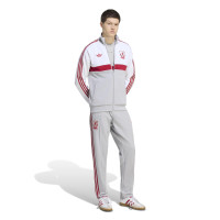 adidas Liverpool Originals Full-Zip Tracksuit White Grey Red