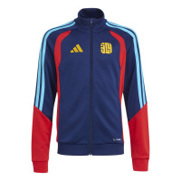 adidas Lamine Yamal Trainingspak Kids Donkerblauw Rood Blauw Oranje