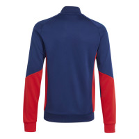 adidas Lamine Yamal Trainingspak Kids Donkerblauw Rood Blauw Oranje