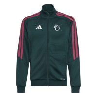 adidas Jude Bellingham Trainingspak Kids Donkergroen Roze Wit
