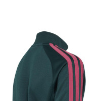 adidas Jude Bellingham Training Jacket Kids Dark Green Pink White