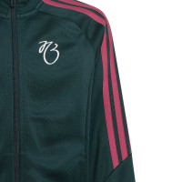 adidas Jude Bellingham Trainingspak Kids Donkergroen Roze Wit