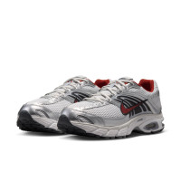 Nike Air Max Moto 2K Sneakers Light Grey Red Metallic Silver Black