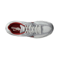 Nike Air Max Moto 2K Sneakers Light Grey Red Metallic Silver Black