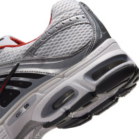 Nike Air Max Moto 2K Sneakers Light Grey Red Metallic Silver Black
