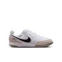 Nike Tiempo Streetgato Kids Street Football Boots White Black Beige