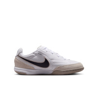 Nike Tiempo Streetgato Kids Street Football Boots White Black Beige
