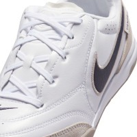 Nike Tiempo Streetgato Kids Street Football Boots White Black Beige