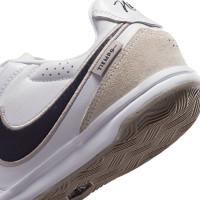 Nike Tiempo Streetgato Kids Street Football Boots White Black Beige