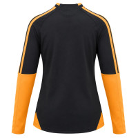 adidas Arsenal Trainingstrui 1/4-Zip 2026-2027 Dames Zwart Oranje