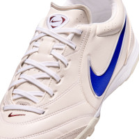 Nike Tiempo Ligera Pro Turf Football Boots (TF) Chalk White Blue White