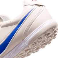 Nike Tiempo Ligera Pro Turf Football Boots (TF) Chalk White Blue White