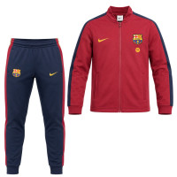 Nike FC Barcelona Strike Full-Zip Tracksuit 2026-2027 Kids Red Dark Blue Yellow