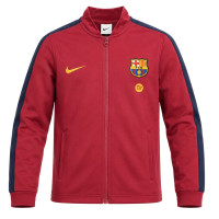 Nike FC Barcelona Strike Trainingspak Full-Zip 2026-2027 Kids Rood Donkerblauw Geel