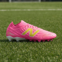 New Balance Tekela V5 Pro Low Gras Football Boots (FG) Hot Pink White Gold