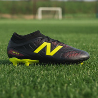 New Balance Tekela V5 Team Low Gras Football Boots (FG) Kids Black Yellow Red