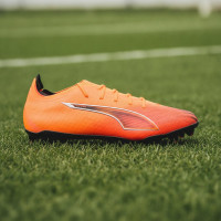 PUMA Ultra 6 Ultimate Carbon Gras Voetbalschoenen (FG) Oranje Zwart Zilver