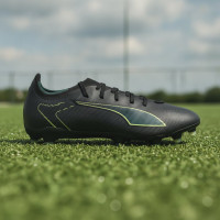 PUMA Ultra 6 Match Gras / Kunstgras Voetbalschoenen (MG) Zwart Donkergroen Lichtgroen