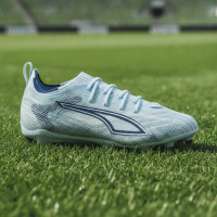 PUMA Ultra 6 Pro Gras / Kunstgras Voetbalschoenen (MG) Kids Lichtblauw Blauw Wit