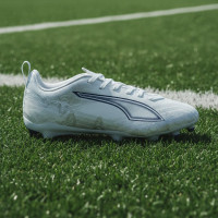 PUMA Ultra 6 Play Grass/Artificial Grass Football Boots (MG) Kids Light Blue White