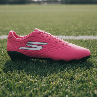 Skechers Razor 1.5 Academy Gras Voetbalschoenen (FG) Roze Zwart