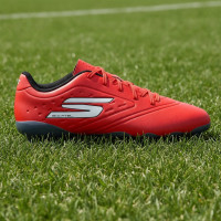 Skechers Razor 1.5 Grass Football Boots (FG) Kids Red Black White