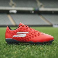 Skechers Razor 1.5 Grass Football Boots (FG) Preschoolers Red Black White