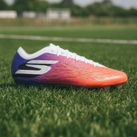 Skechers Razor 2 Elite Gras Voetbalschoenen (FG) Wit Felrood Blauw Roze