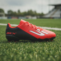 Skechers SKX_2 High Academy Gras Football Boots (FG) Preschoolers Red Black White