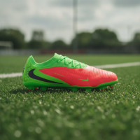 Nike Phantom 6 Low Haaland Pro Grass/Artificial Grass Football Boots (MG) Kids Bright Green Red Black