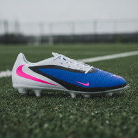 Nike Phantom 6 Low Academy Iron Stud Football Boots (SG) Anti-Clog Blue White Hot Pink