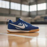 Nike Gato Zaalvoetbalschoenen (IN) Kids Donkerblauw Lichtblauw Wit