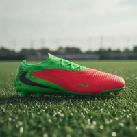 Nike Phantom 6 Low Haaland Pro Artificial Grass Football Boots (AG) Bright Green Red Black