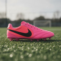 Nike Tiempo Ligera Pro Artificial Grass Football Boots (AG) Hot Pink Black