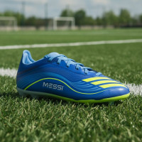 adidas F50 Messi Elite Gras Voetbalschoenen (FG) Kids Blauw Geel