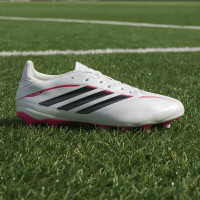 adidas Copa Pure IV League Gras Voetbalschoenen (FG) Wit Zwart Rood