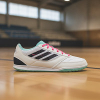 adidas Top Sala Competition II Zaalvoetbalschoenen (IN) Kids Wit Zwart Turquoise Roze