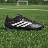 adidas Copa Pure IV League Gras Voetbalschoenen (FG) Kids Zwart Wit Rood