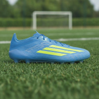 adidas F50 Elite Kunstgras Voetbalschoenen (AG) Blauw Neongeel