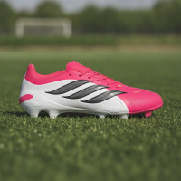 adidas Predator League Gras Voetbalschoenen (FG) Rood Wit Zwart