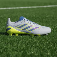 adidas Predator League Gras Football Boots (FG) Kids Light Blue Blue Yellow