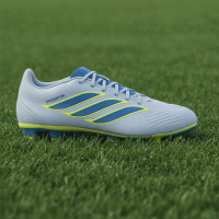 adidas Predator Club Gras / Kunstgras Voetbalschoenen (MG) Lichtblauw Blauw Geel