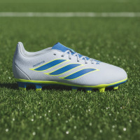 adidas Predator Club Gras / Kunstgras Voetbalschoenen (MG) Kids Lichtblauw Blauw Geel