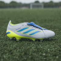adidas Predator Elite FT IJzeren-Nop Voetbalschoenen (SG) Lichtblauw Blauw Geel