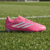 adidas Copa Pure IV League Gras Football Boots (FG) Kids Hot Pink Silver White