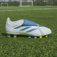 adidas Predator Club FT Grass/Artificial Grass Football Boots (MG) Kids Light Blue Blue Yellow